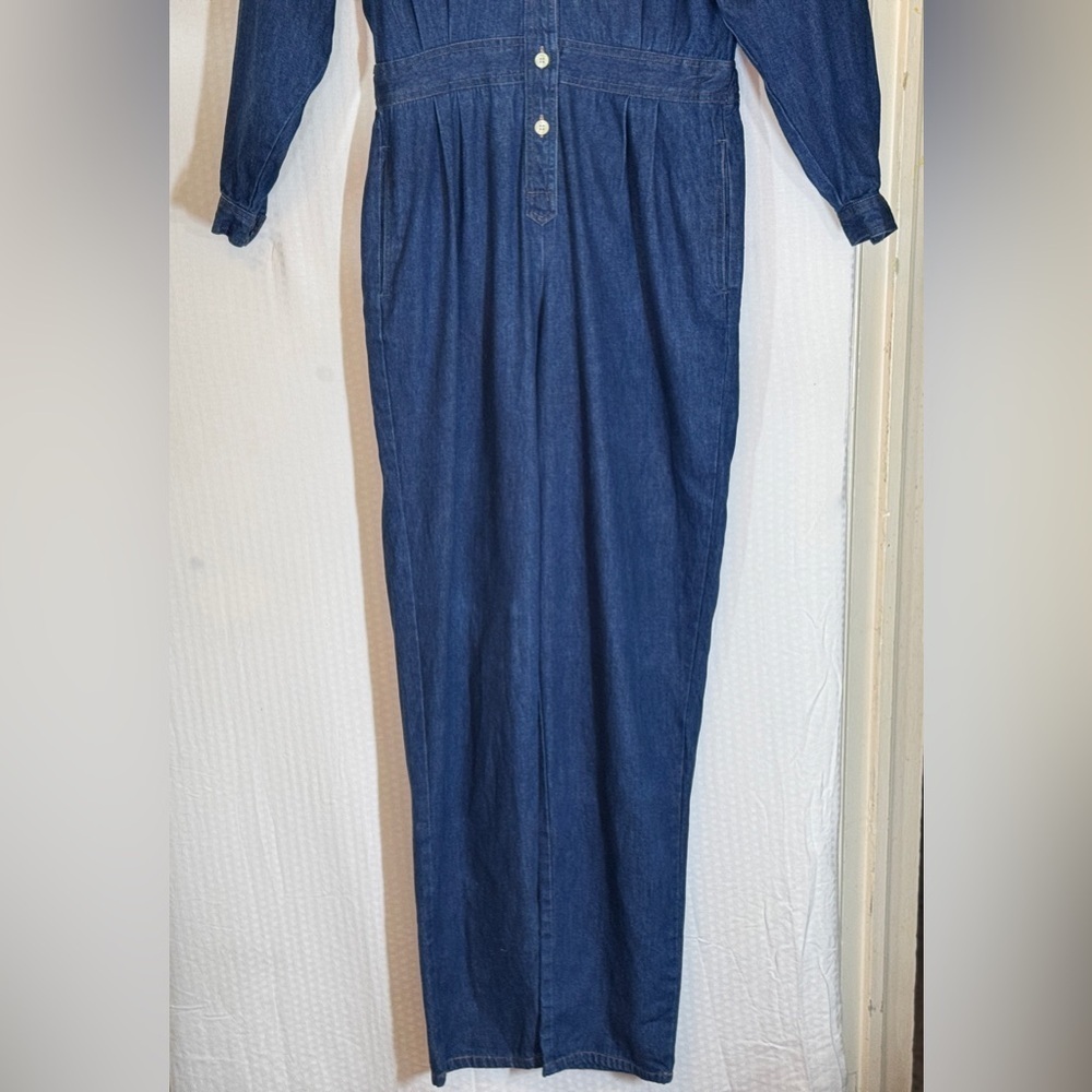Vintage 80s/90s Perry Ellis America x Levi Strauss Denim Jumpsuit (S) - Picture 5 of 16